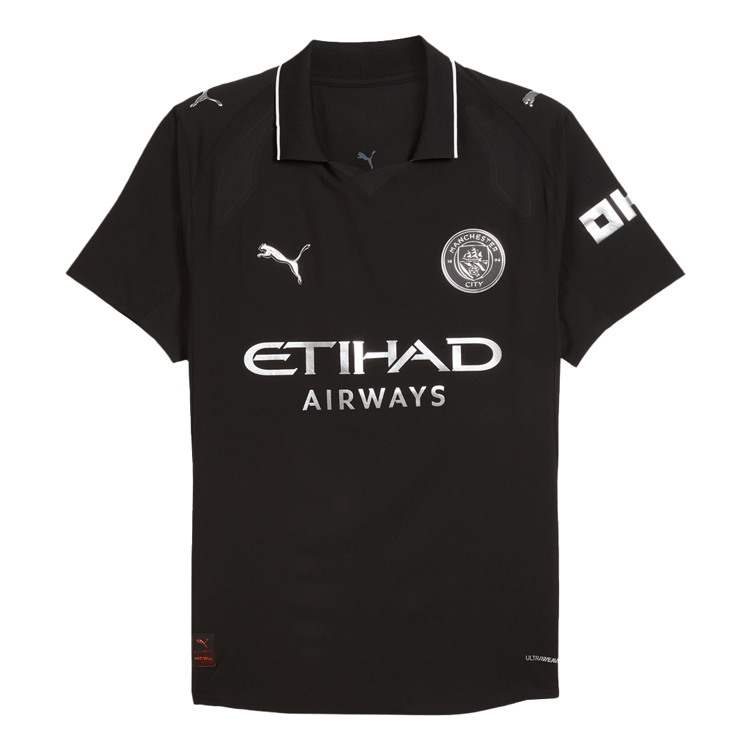 Manchester City Bortedrakt 2025/26 – HAALAND #9 (Spillerversjon)