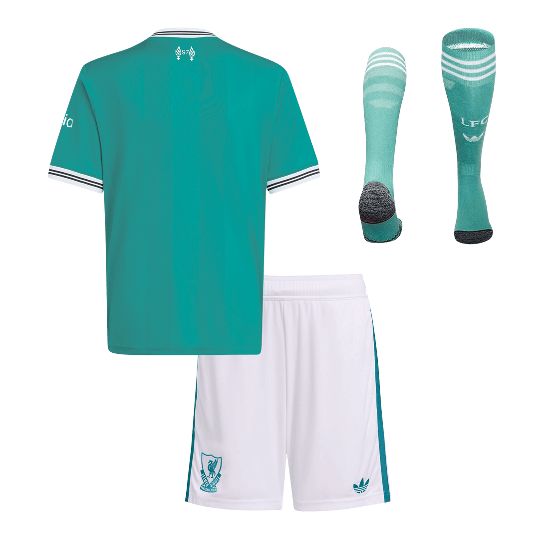 Liverpool Tredjedraktsett Barn 3-deler 2025/26