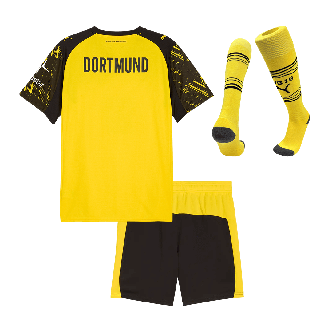 Borussia Dortmund Hjemmedraktsett Barn 3-deler 2025/26