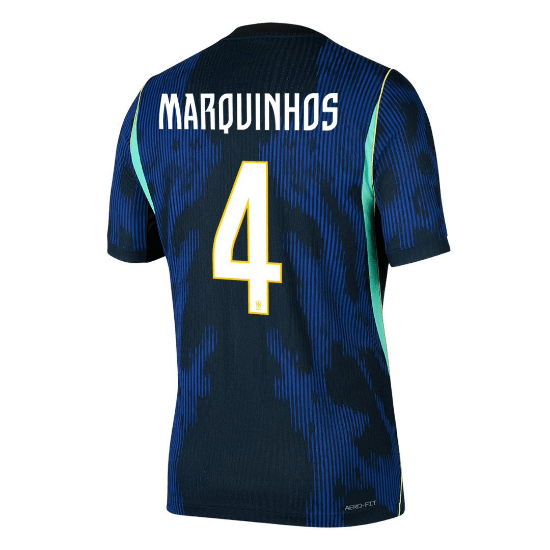 Brasil Bortedrakt VM 2026 – MARQUINHOS #4 (Spillerversjon)