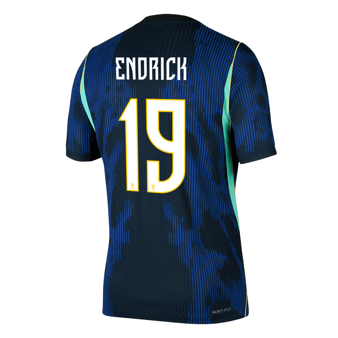 Brasil Bortedrakt VM 2026 – ENDRICK #19 (Spillerversjon)