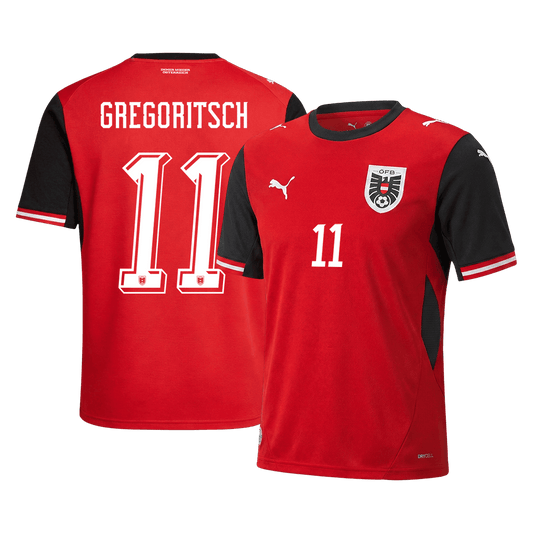 Østerrike Hjemmedrakt VM 2026 – GREGORITSCH #11
