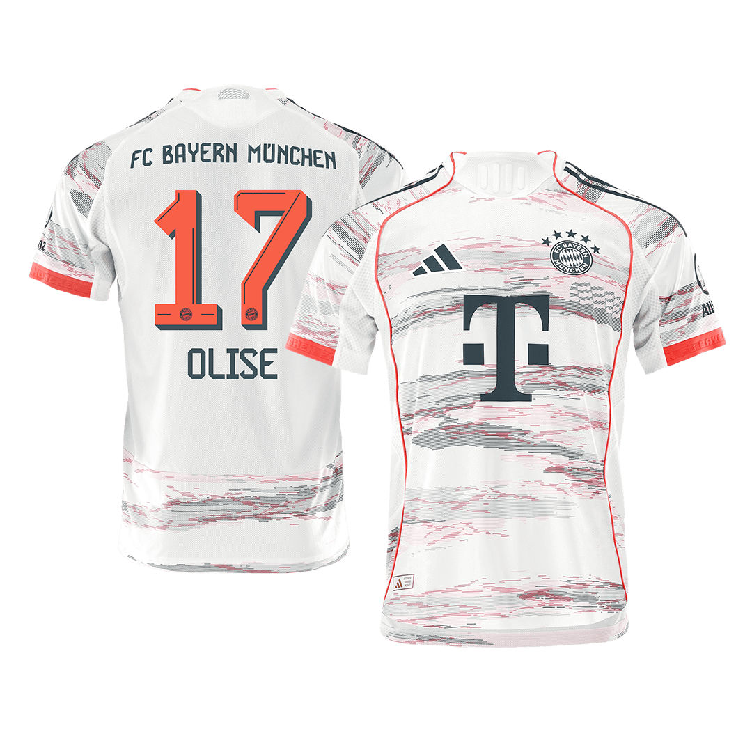 Bayern München Bortedrakt 2025/26 – OLISE #17 (Spillerversjon)