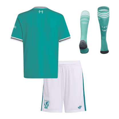Liverpool Tredjedraktsett Barn 3-deler 2025/26