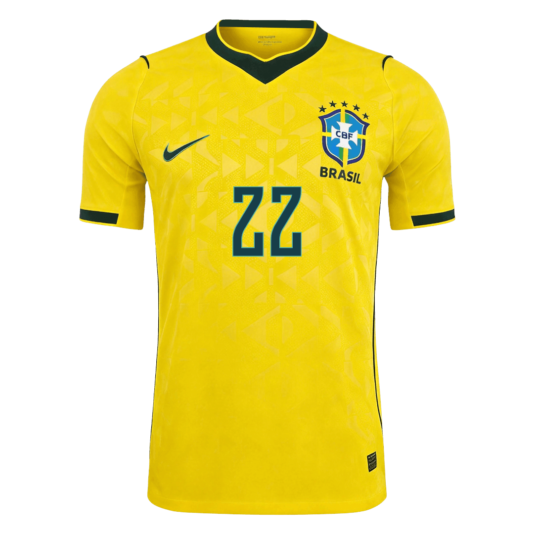 Brasil Hjemmedrakt VM 2026 – JOÃO PEDRO #22 (Spillerversjon)