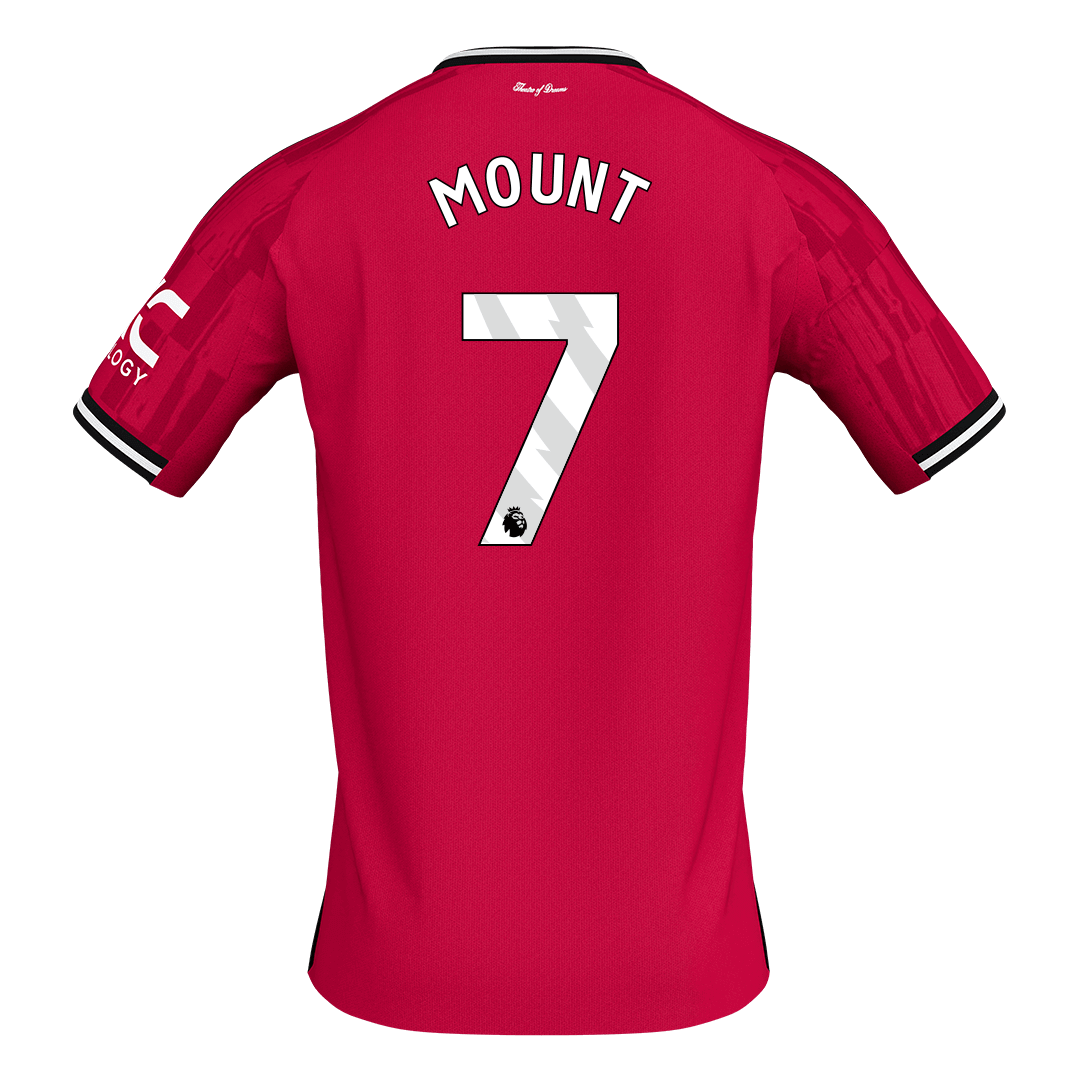 Manchester United Hjemmedrakt 2025/26 – MOUNT #7 [PREMIUM]