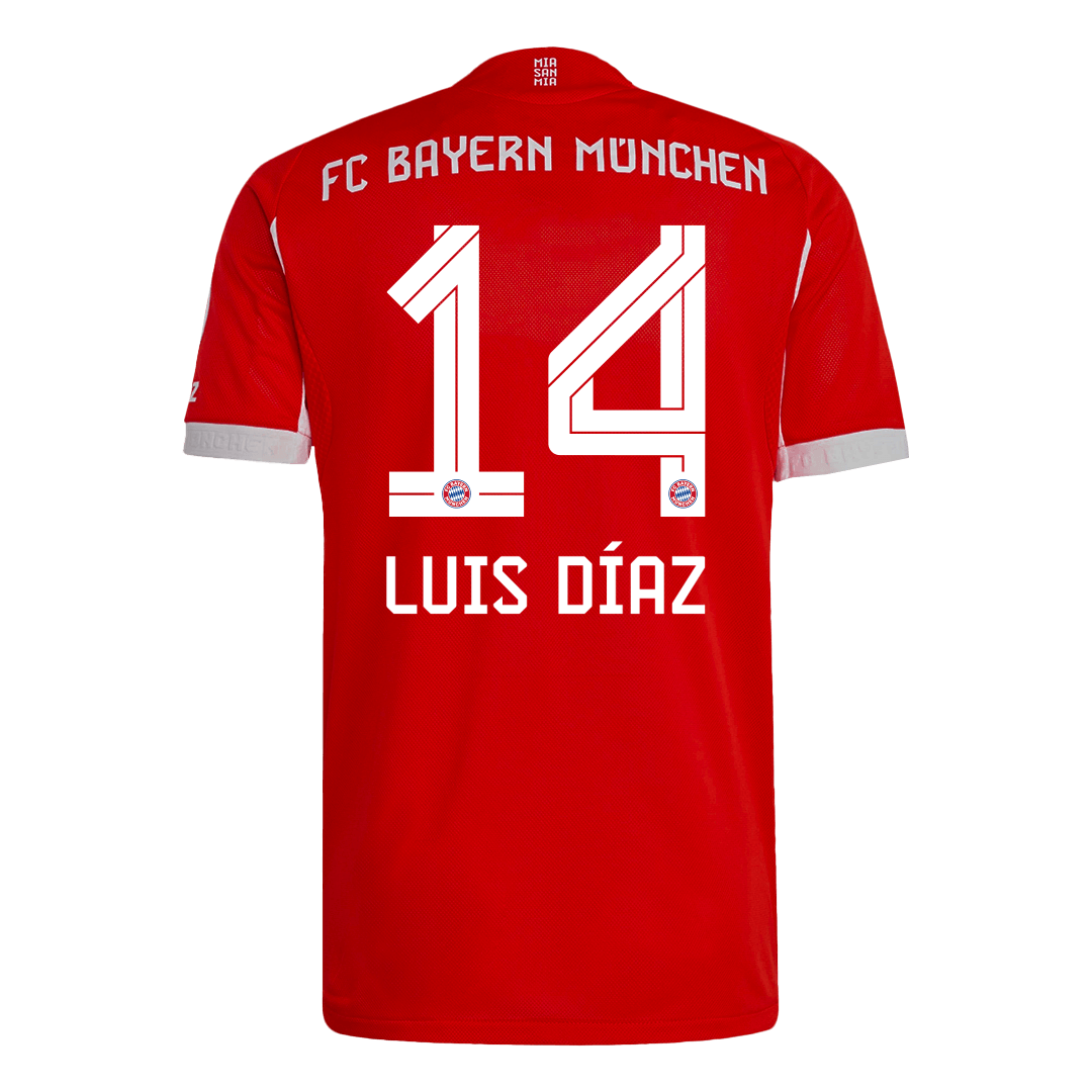 Bayern München Hjemmedrakt 2025/26 – LUIS DÍAZ #14 (Spillerversjon)