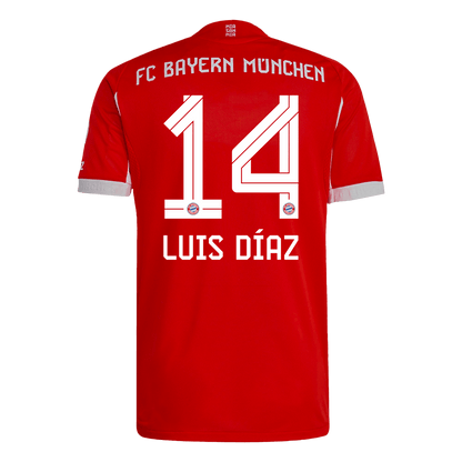 Bayern München Hjemmedrakt 2025/26 – LUIS DÍAZ #14 (Spillerversjon)