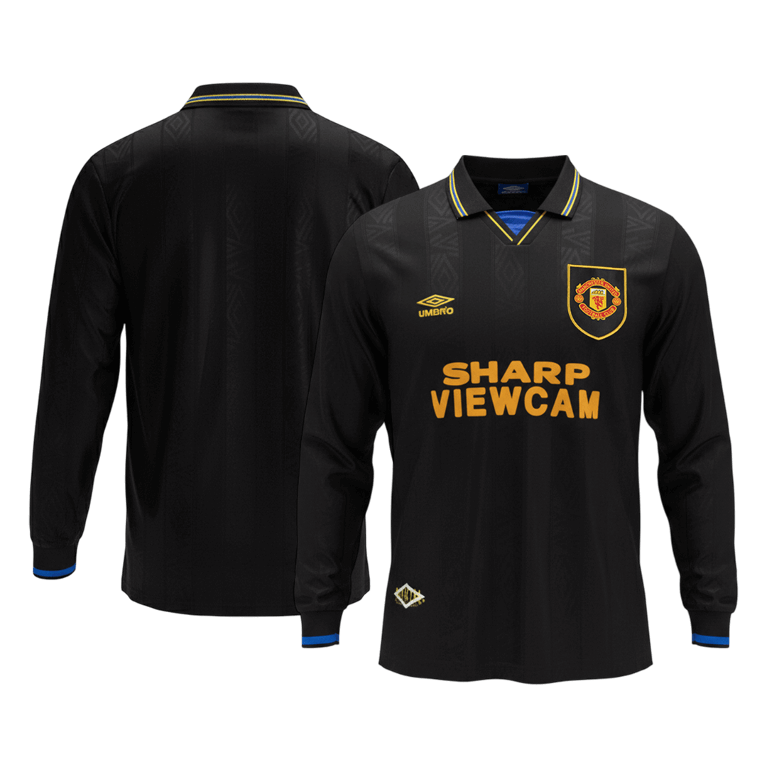Manchester United Retro Langermet Bortedrakt 1993/94