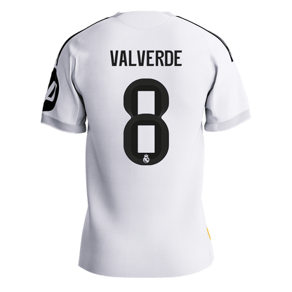 Real Madrid Hjemmedrakt 2025/26 – VALVERDE #8 (Spillerversjon) [PREMIUM]