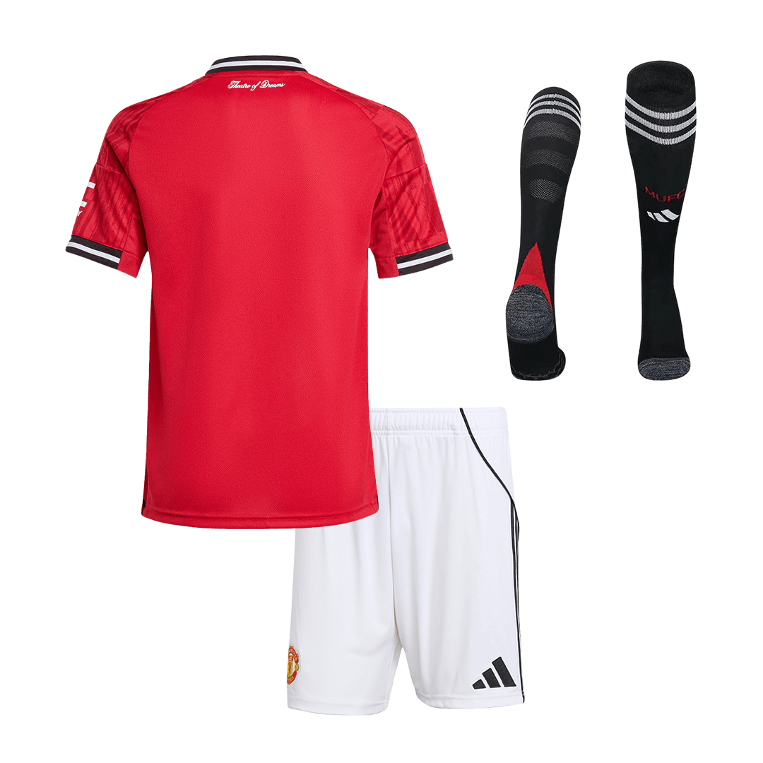 Manchester United Hjemmedraktsett Barn 3-deler 2025/26