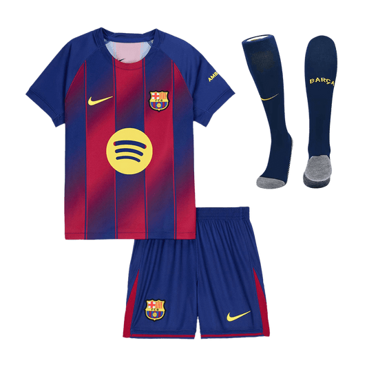 Barcelona Hjemmedraktsett Barn 3-deler 2025/26