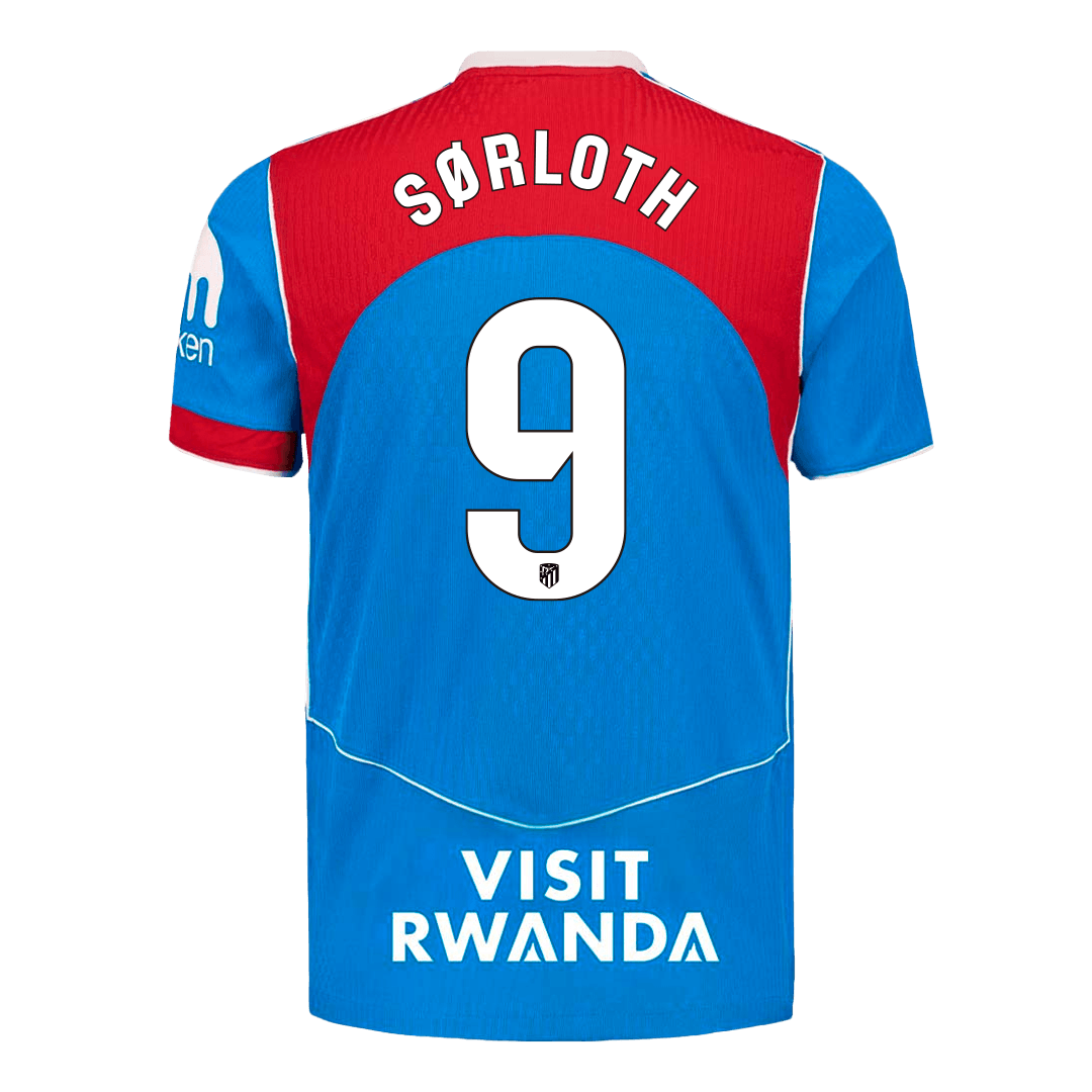 Atletico Madrid Tredjedrakt 2025/26 – SØRLOTH #9 (Spillerversjon)