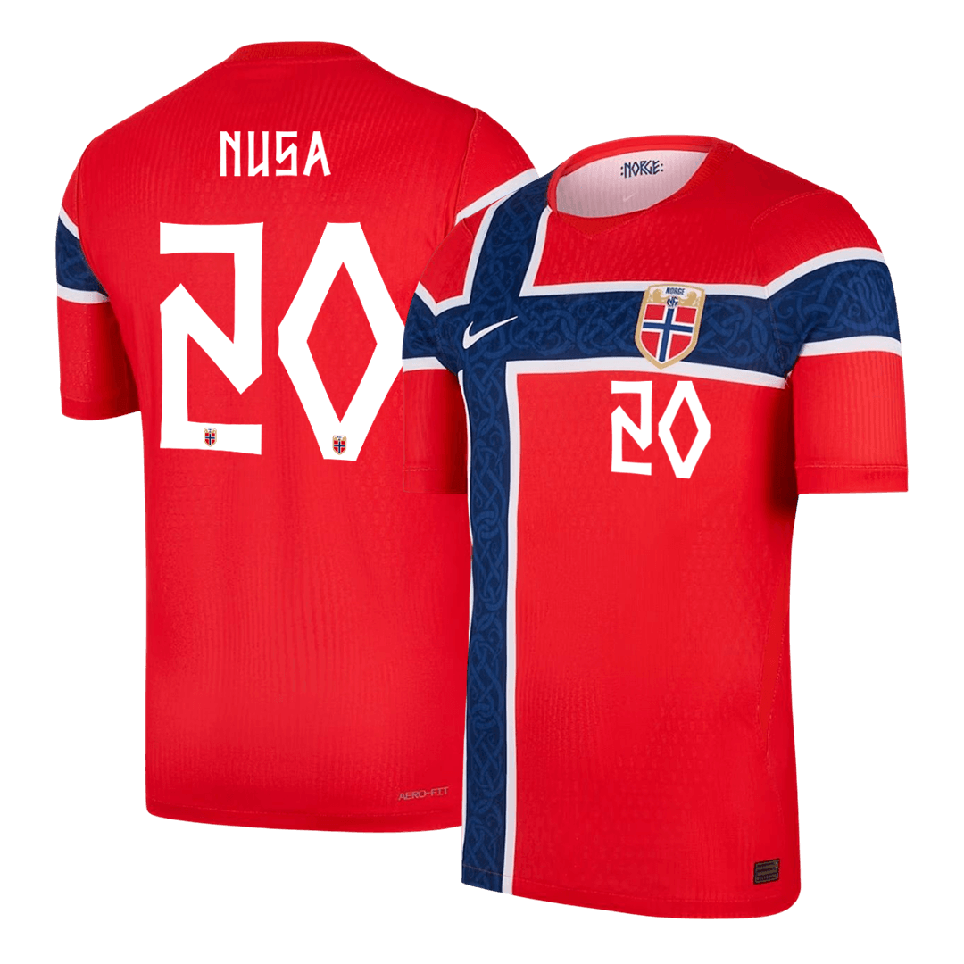 Norge Hjemmedrakt VM 2026 – NUSA #20 (Spillerversjon)