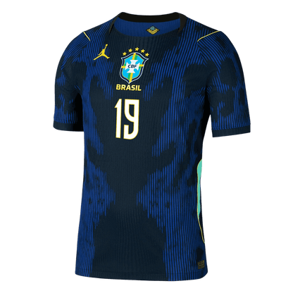 Brasil Bortedrakt VM 2026 – ENDRICK #19 (Spillerversjon)