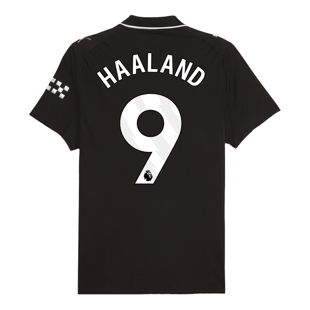 Manchester City Bortedrakt 2025/26 – HAALAND #9 (Spillerversjon)