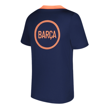 Barcelona Oppvarmingsdrakt 2025/26 (Oransje)
