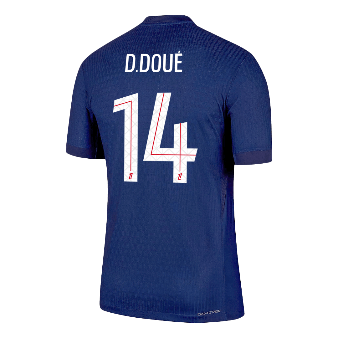 PSG Hjemmedrakt 2025/26 – D.DOUÉ #14 (Spillerversjon)