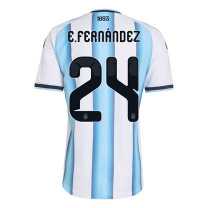 Argentina Hjemmedrakt VM 2026 – E. FERNÁNDEZ #24 (Spillerversjon)