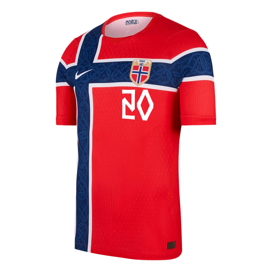 Norge Hjemmedrakt VM 2026 – NUSA #20 (Spillerversjon)