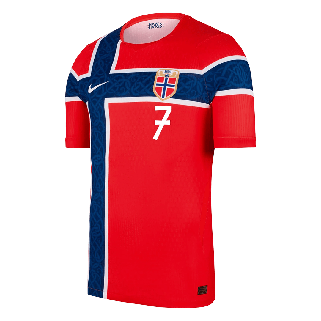Norge Hjemmedrakt VM 2026 – SØRLOTH #7 (Spillerversjon)