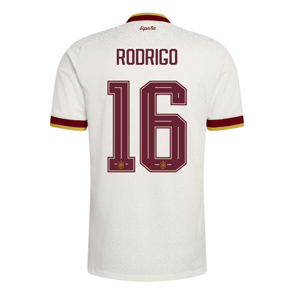 Spania Bortedrakt VM 2026 – RODRIGO #16 (Spillerversjon)