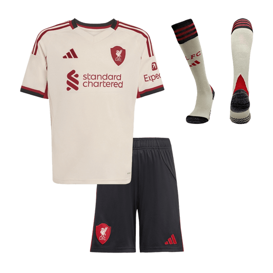 Liverpool Bortedraktsett Barn 3-deler 2025/26