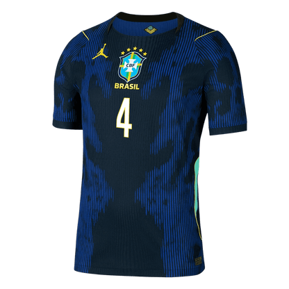 Brasil Bortedrakt VM 2026 – MARQUINHOS #4 (Spillerversjon)