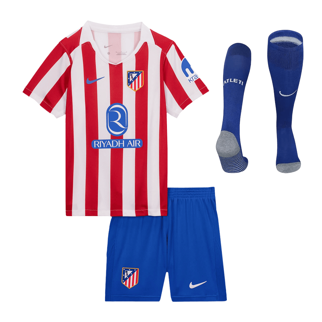 Atletico Madrid Hjemmedraktsett Barn 3-deler 2025/26