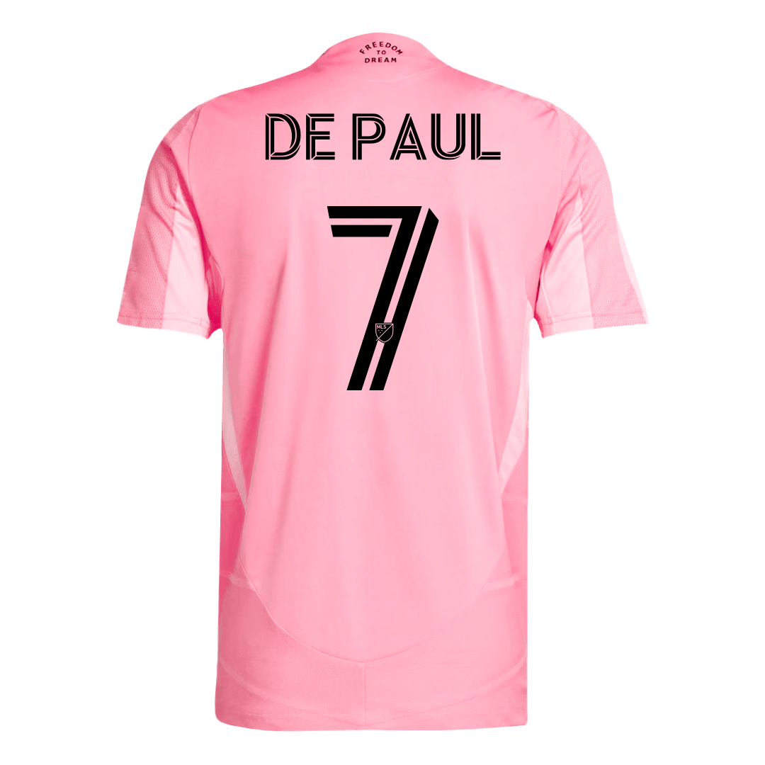 Inter Miami CF Hjemmedrakt 2025 – DE PAUL #7 (Spillerversjon)