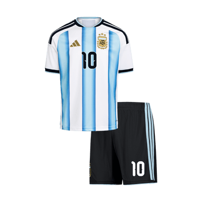 Argentina Hjemmedraktsett Barn VM 2026 – MESSI #10 [PREMIUM]