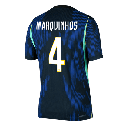 Brasil Bortedrakt VM 2026 – MARQUINHOS #4 (Spillerversjon)