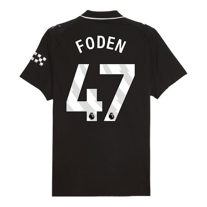 Manchester City Bortedrakt 2025/26 – FODEN #47 (Spillerversjon)