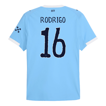 Manchester City Hjemmedrakt VM 2025/26 – RODRIGO #16 (Spillerversjon)