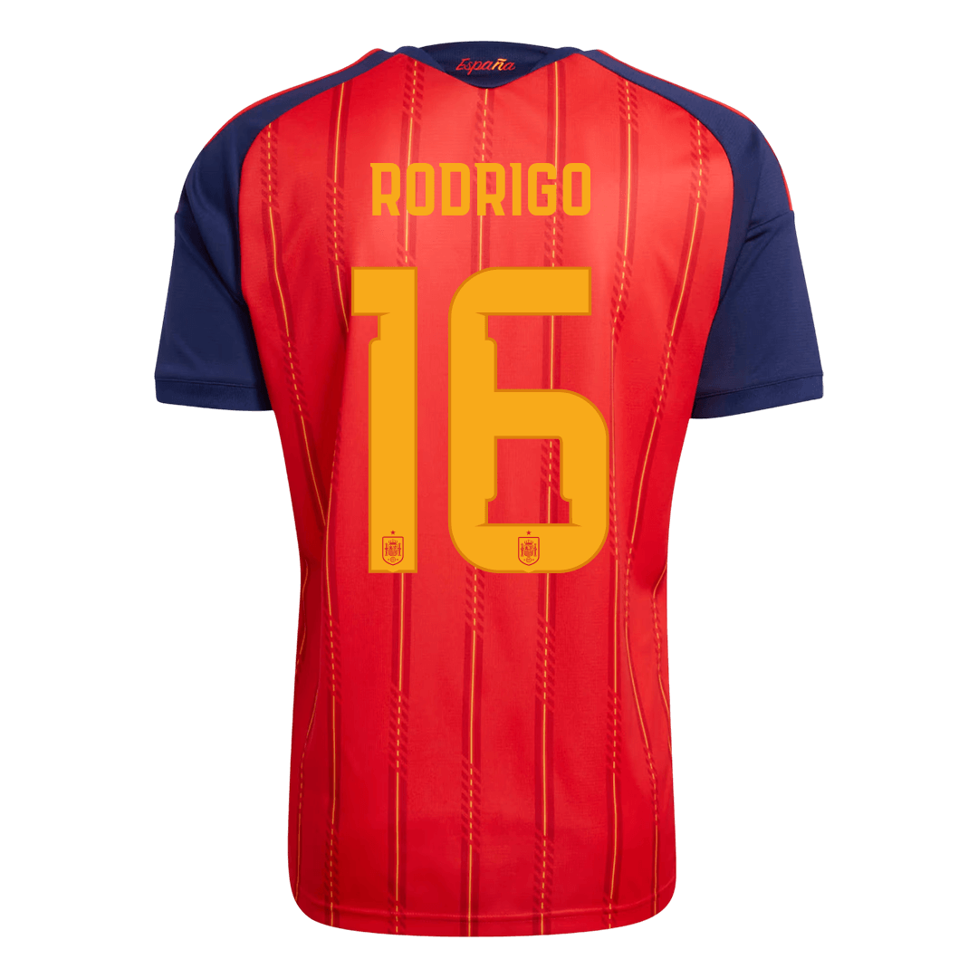 Spania Hjemmedrakt VM 2026 – RODRIGO #16 [PREMIUM]
