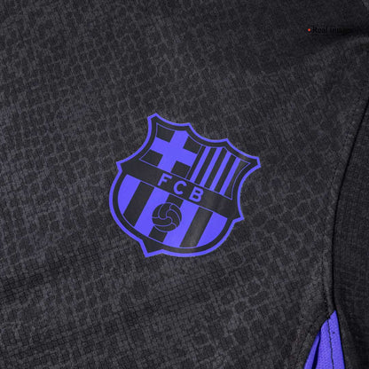 Barcelona Oppvarmingsdrakt 2025/26 (Svart)