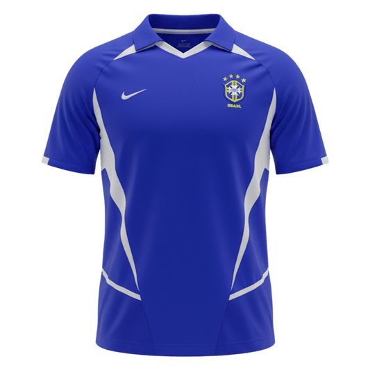 Brasil Retro Bortedrakt 2002