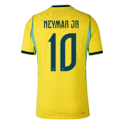 Brasil Hjemmedrakt VM 2026 – NEYMAR JR #10 (Spillerversjon)