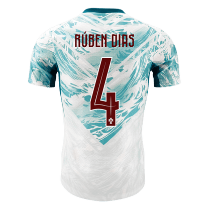 Portugal Bortedrakt VM 2026 – RÚBEN DIAS #4 (Spillerversjon)