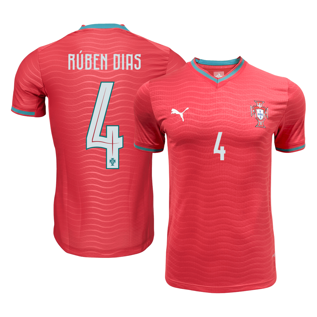 Portugal Hjemmedrakt VM 2026 – RÚBEN DIAS #4 (Spillerversjon)