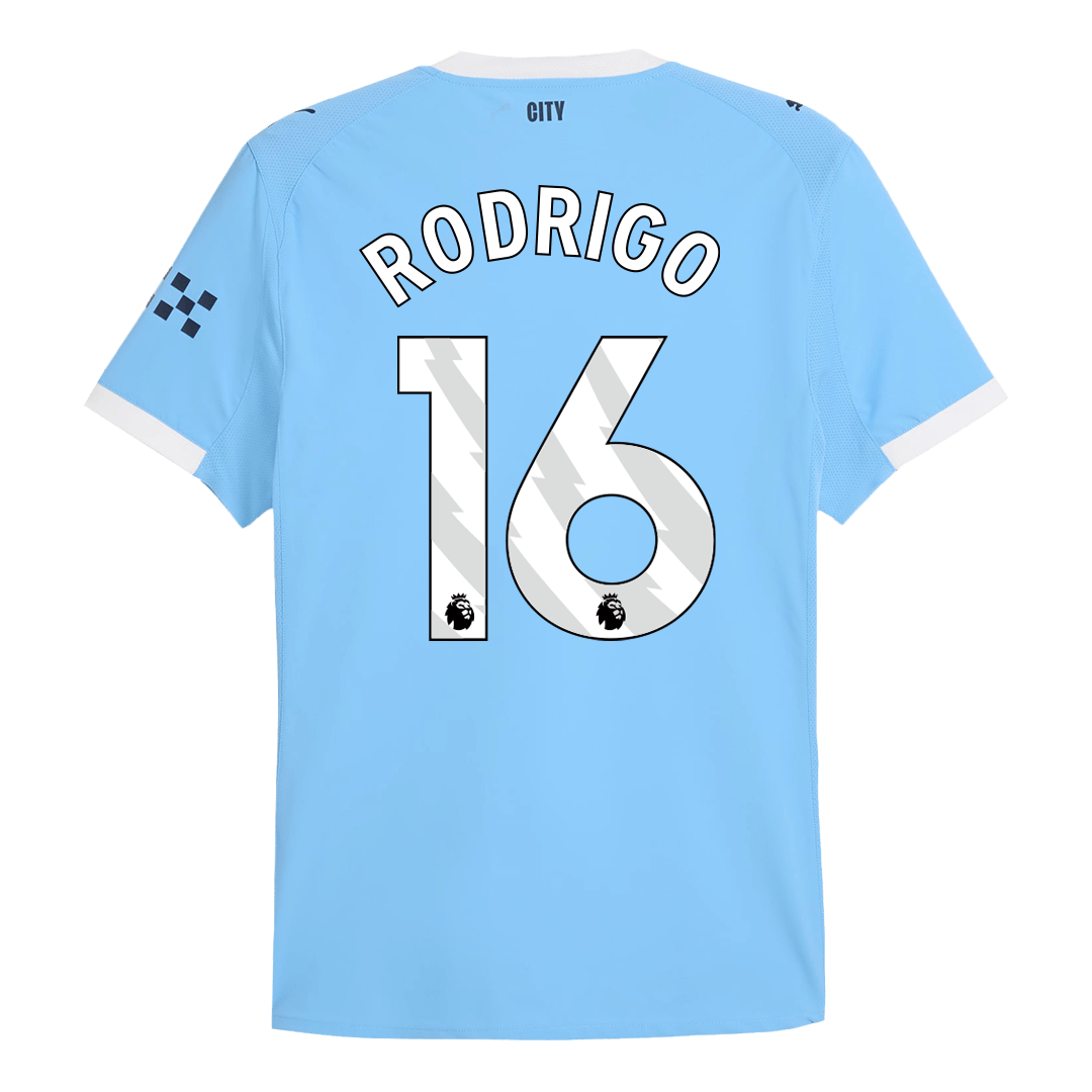 Manchester City Hjemmedrakt 2025/26 – RODRIGO #16 (Spillerversjon)