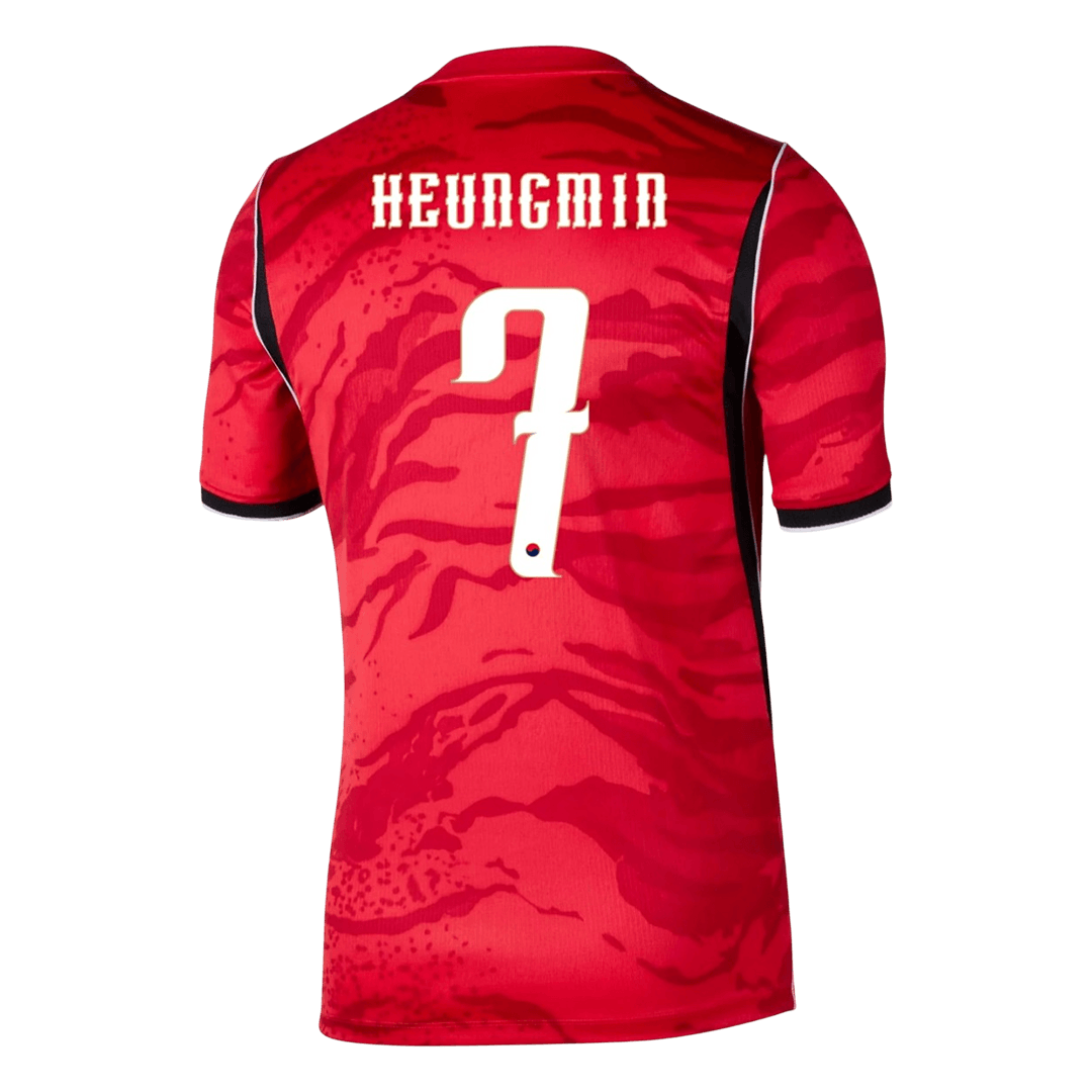 Sør-Korea VM Hjemmedrakt 2026 – HEUNGMIN #7